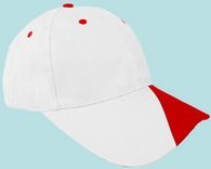 Şapka Promosyon Beyaz-Kırmızı As-601 Seri Şapka