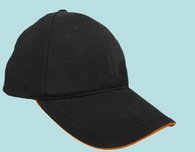 Şapka Promosyon Siyah-Turuncu As-66 Seri Şapka