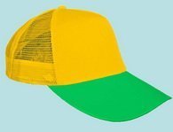 Şapka Promosyon Sarı-Yeşil As-96 Seri Şapka